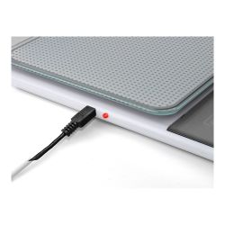 Báscula Electronica De Cocina, Máximo 5Kg. Blanca Con Batería Recargable