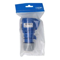Base Aerea Cetac 2P+T Azul 16A 230V~ Ip44 (Envasada)