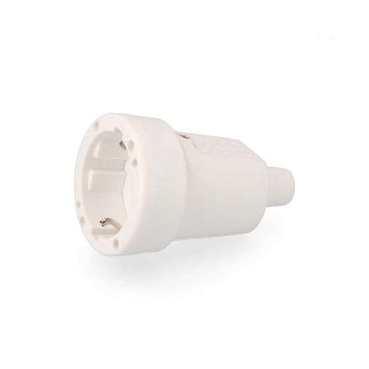 Base Aérea Goma 10/16A 250V T/Tl 4,8Mm Ip44 Blanca (Envasada)
