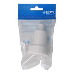 Base Aérea Goma 10/16A 250V T/Tl 4,8Mm Ip44 Blanca (Envasada)