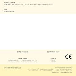 Base Aerea Pvc 16A 250V T/Tl 4,8Mm Blanco 707Cb (Retractilada) Solera