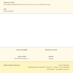 Base Aérea Reforzada Blanca 10 A 250 V 62 X 40 X 23 Mm (Retractilado)