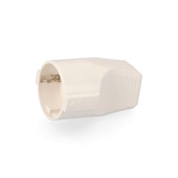 Base Aerea T/Tl 10/16 A 250 V Blanca (Envasada)