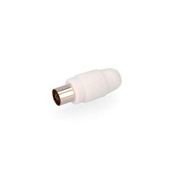 Base Aerea Tv 9,5Mm. Recta Hembra Retractilado
