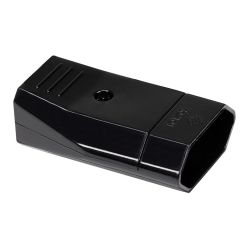 Base Móvil 2P 10 A 250 V~ Negra