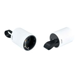 Base Móvil 2P+Tt Schuko Salida Frontal 16 A 250 V~ Facil Extraccion Blanca