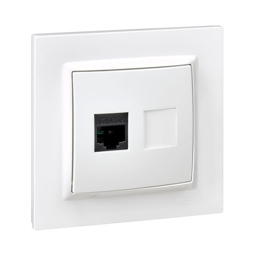 Base Rj45 Cat.5E Blanco