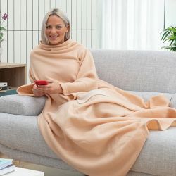 Batamanta Individual Con Bolsillo Central Faboulazy Beige 130 X 170 Cm