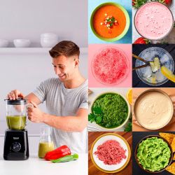 Batidora De Vaso Optima Nero 1500 W 1,5 L