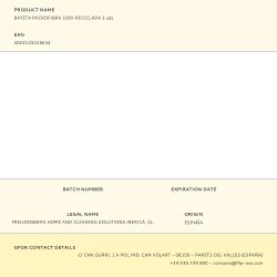 Bayeta Microfibra 100% Reciclada 3 Uds