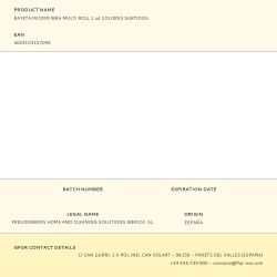 Bayeta Microfibra Multi Roll 1 Ud Colores Surtidos