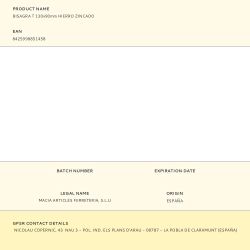 Bisagra T 130X90Mm Hierro Zincado