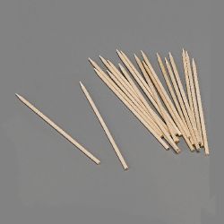 Pinchos De Madera Higiénicos 2 X 100 Mm, Blister 100 Uds