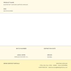 Blister Set Costura Surtida Hidalgo