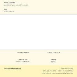 Blister Set Viaje Costura Hidalgo