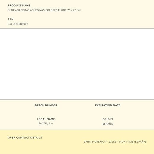 Bloc 400 Notas Adhesivas Colores Fluor 76 X 76 Mm