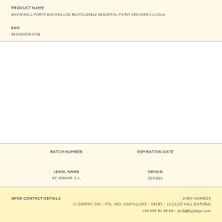 Porta Bocadillos Reutilizable Essential Paint Unicorn 11 X 15 Cm