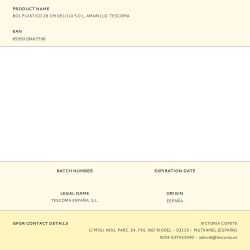 Bol Plástico Delicia Amarillo Ø28 Cm 5 L