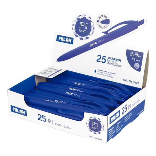 Boligrafos Azul, 25 Uds