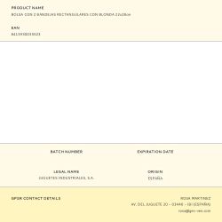 Bandeja Rectangular Con Blonda Color Blanco 22 X 28 Cm, 2 Uds