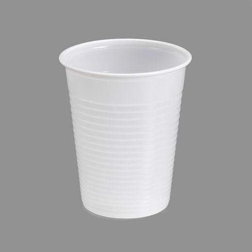 Vasos De Plástico Blancos 200Cc, 25 Uds