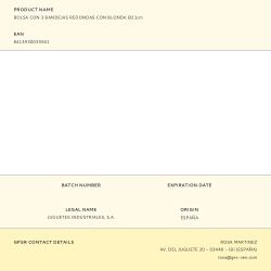 Bandeja Redonda Con Blonda Color Blanco Ø21Cm, 3 Uds