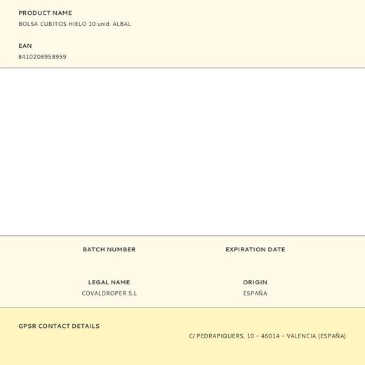 Bolsas De Cubitos De Hielo 10 Uds