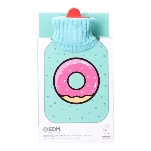 Bolsa De Agua Caliente 2 L Modelo Donut Glaseado