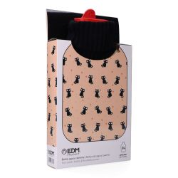 Bolsa De Agua Caliente 2 L Modelo Gatos Negros