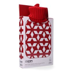 Bolsa De Agua Caliente 2 L Modelo Simetrias Roja