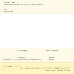 Bolsa De Basura Ecobag Reforzada 100 L (82 X 95 Cm) 10 Uds