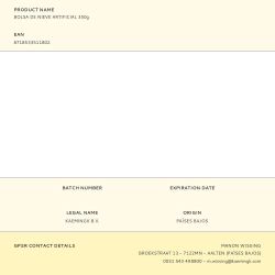 Bolsa De Nieve Artificial 350G