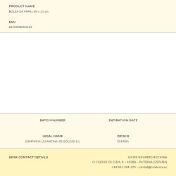 Bolsa De Papel 09 X 21 Cm