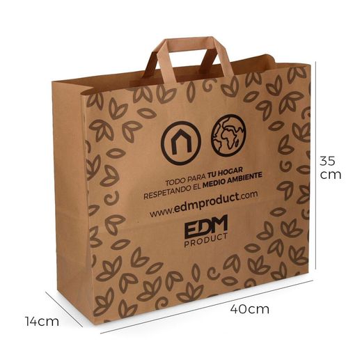 Bolsa De Papel Reciclado 40 X 14 X 42 Cm