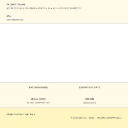 Bolsa De Playa Con Enfriador Colores Surtidos 53 X 16 X 39 Cm