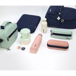 Bolsa Isotérmica Porta Alimentos Serie 1918 Azul Marino Gran Capacidad 5 L
