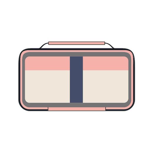 Bolsa Isotérmica Porta Alimentos Serie 1918 Rosa Con 1 Recipiente 1,5 L