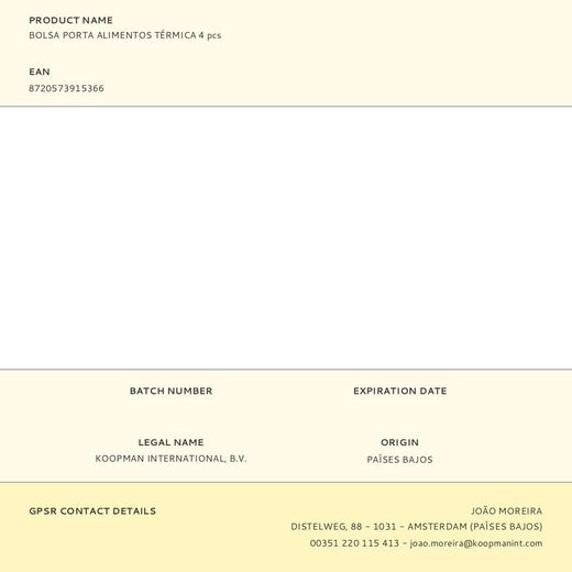 Porta Alimentos Térmica 4 Pcs