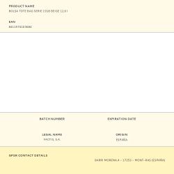 Bolsa Tote Bag Serie 1918 Beige 12,6 L