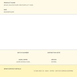 Bolso Cala De Palma Con Puntilla Y Asas