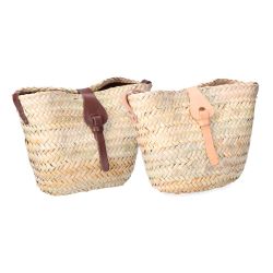 Bolso Plano Con Presilla Y Asa Bandolera 2 Colores Surtidos