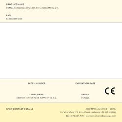 Bomba Condensados 18L/H 5 M