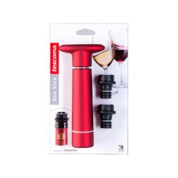 Bomba De Vacío Uno Vino + 2 Tapones