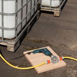 Bomba Para Taladro Con Carcasa De Metal