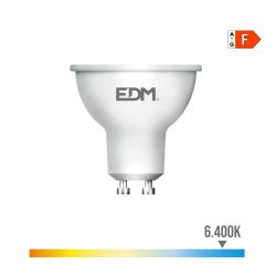Bombilla Dicroica Led Gu10 7 W 600 Lm 6400 K Luz Fria 120° Ø5 X 5,5 Cm