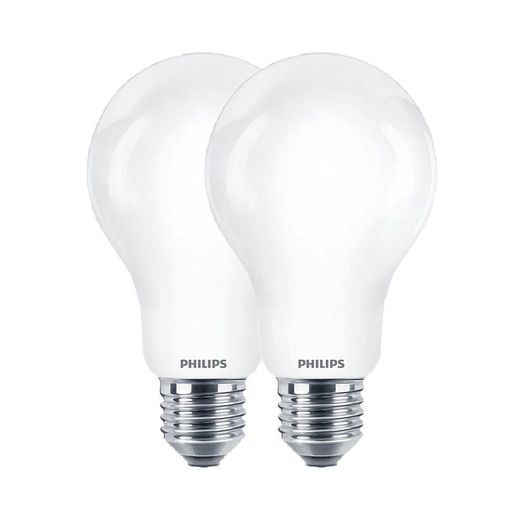 Bombilla Estándar Led E27 10,5 W 1521 Lm 2700K Luz Cálida, 2 Uds.