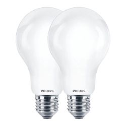 Bombilla Estándar Led E27, 10,5 W, 1521 Lm, 4000K, Luz Día, 2 Uds