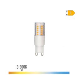 Bombilla G9 Led 5.5W 650 Lm 3200 K Luz Calida Base Ceramica Ø18 X 54 Mm