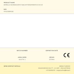 Bombilla Incandescente Tubular Transparente 25 W E14