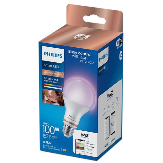 Bombilla Inteligente Standard E27 13 W 1521 Lm 2200-6500 K Full Colors